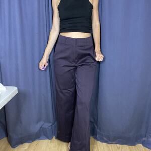 NWT Forte Forte Italy Womens Size 0 High Waisted Cotton Blend Trouser Pants NWT